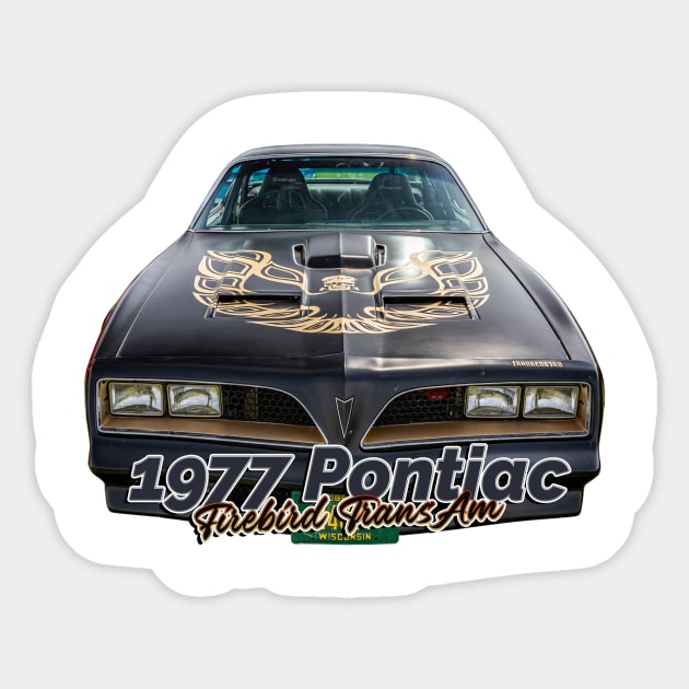 Autoaufkleber Pontiac Firebird Sticker Decal 95cm Camaro 1977 Farbe